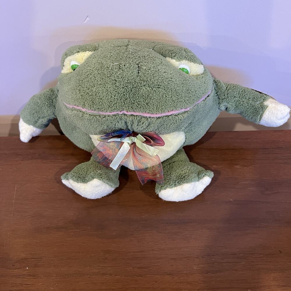 Atico Int'l Plush Pals Frog With Bow